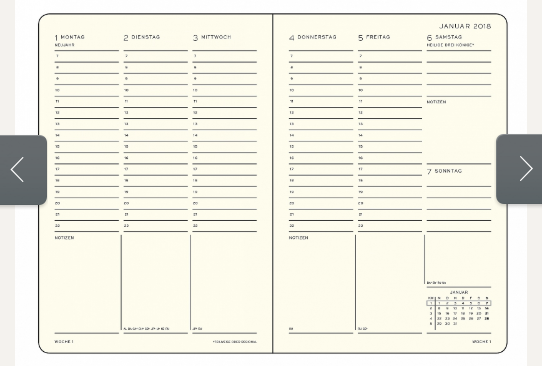 LEUCHTTURM1917　見開き1週間縦